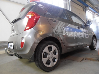 Фаркоп оцинкованный Galia шар C съемный для Kia Picanto 2011-2017