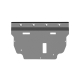 Защита картера (с креп.) для HONGQI H6 (2023-н.в.) 2.0 бен. AT (алюминий, 3 мм) / Хонги