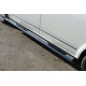Пороги труба овальная с накладками 120х60 мм ТСС для Volkswagen Multivan/Caravelle 2009-2015