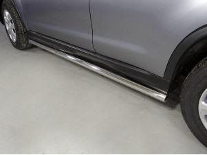 Пороги труба 60 мм для Mitsubishi ASX № MITSASX17-10